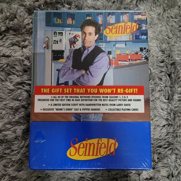 Seinfeld All 40 Original Episodes Collectible Playing Cards And Salt and Pepper - Picture 1 of 4